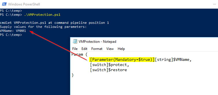 powershell parameters